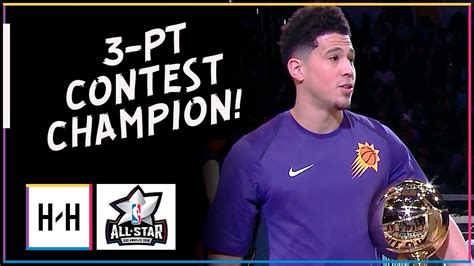 Devin Booker CHAMPION Full Highlights at 2018 All Star Three-Point ...