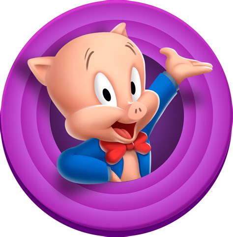 Looney Tunes Porky Pig Kitchen Refrigerator Locker Button Magnet ...