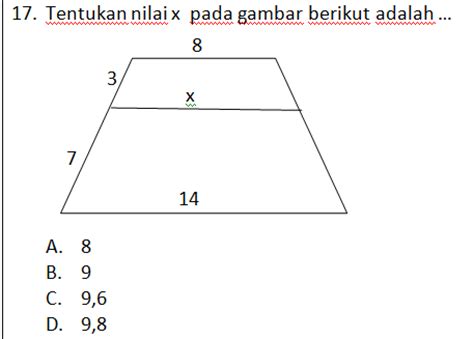 RUMUS SUPER CEPAT KESEBANGUNAN PADA TRAPESIUM ~ senggangku di blogger