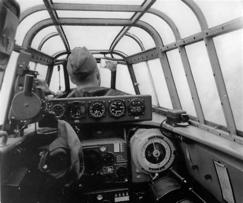 Inside the cockpit of a Messerschmitt Bf.110 during flight. | Wwii ...