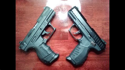 Walther P22 vs Ruger SR22 review & shooting - YouTube