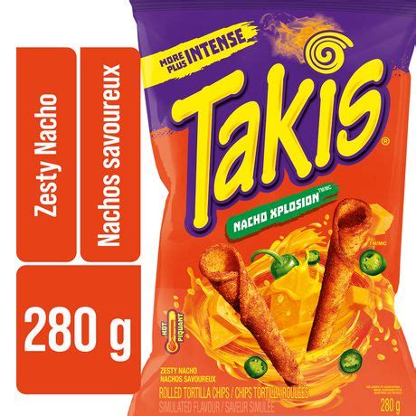 Takis® Xplosion Zesty Nacho Cheese Rolled Tortilla Chips | Walmart Canada