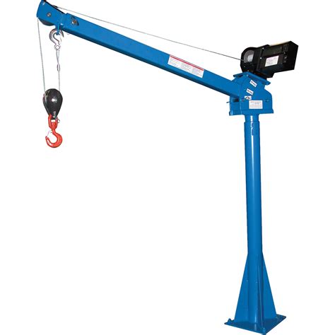 Vestil Power Lift Jib Crane — 2,000-Lb. Capacity, 12V DC, Model# WTJ-20 ...