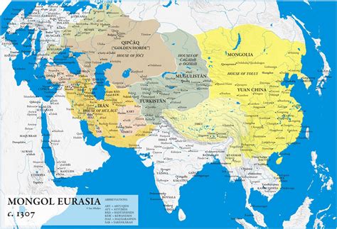 Mongol Eurasia c. 1307