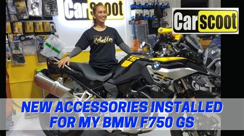 BMW F750 GS Accessories from Car Scoot Hub - YouTube