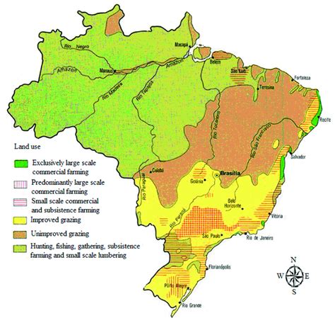 Brazil land use map. | Download Scientific Diagram