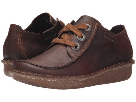 Lyst - Clarks Funny Dream (brown Leather) Women's Lace Up Casual Shoes