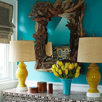 Turquoise Blue Walls Design Ideas