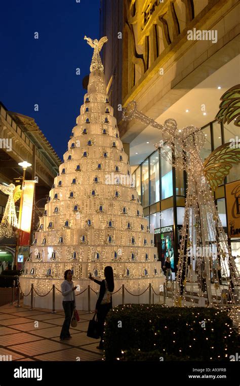 THAILAND: Bangkok. Christmas decorations Stock Photo - Alamy