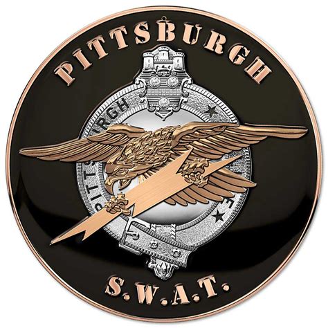 Pittsburgh Police Department (SWAT TEAM) Badge Metal Sign 14" | North ...