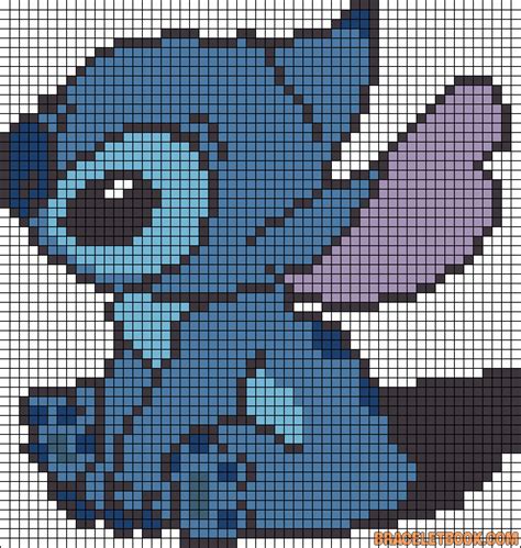 Stitch Disney Pixel Art Grid - Goimages Nu