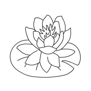 black and white lily pad clipart 10 free Cliparts | Download images on ...