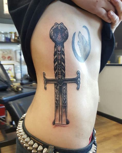 Medieval sword tattoo | Tattoos, Sword tattoo, Dreamcatcher tattoo