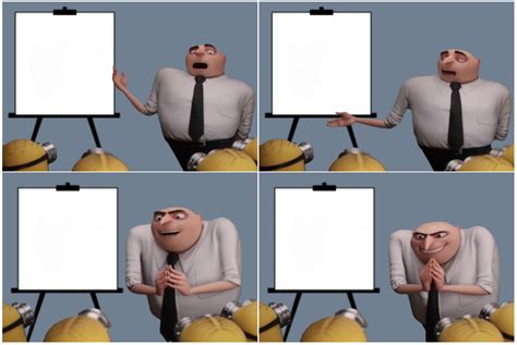 Gru Presentation Meme Template Printable Word Searches | The Best Porn ...