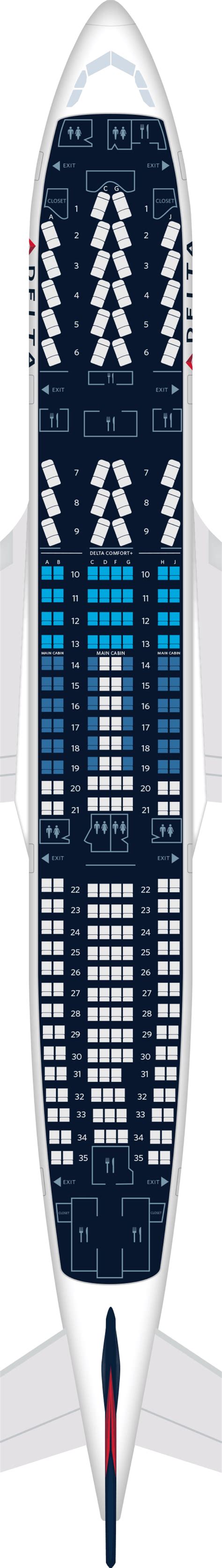 Airbus A330-200 Seat Maps, Specs & Amenities | Delta Air Lines