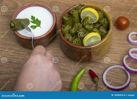 Mahshi or Mahsy - Egyptian Tradional Cuisine Stock Photo - Image of ...