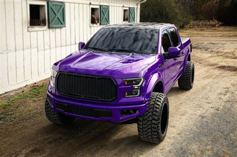 Purple Vinyl Wrapped Truck Is A Big-Tire Lifted Eye Catcher - Ford ...