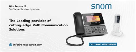 Snom IP Phones Distributor Dubai | VoIP Solutions UAE