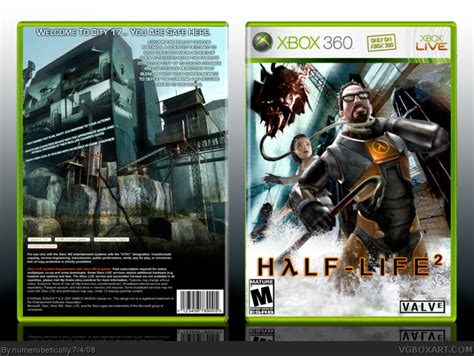 Half Life 2 Xbox 360 Box Art Cover by numerobetically