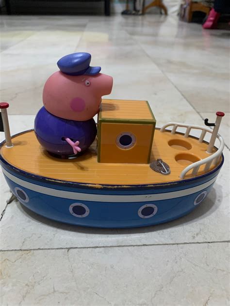 Peppa Pig boat set, Hobbies & Toys, Toys & Games on Carousell