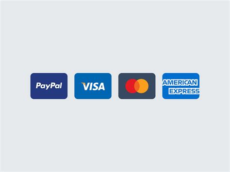 4 Free Minimal Vector Credit Card Icons