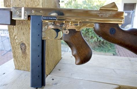 Real wood thompson airsoft gun - bikesbio