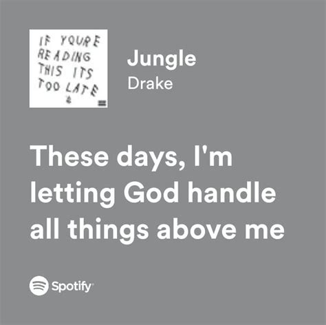 Jungle-Drake in 2023 | Meaningful lyrics, Pretty lyrics, Just lyrics