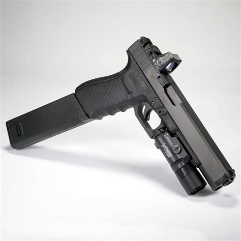 Kriss USA 33rd 10mm Mag Extension for Glock 20 15rd Magazine Body ...