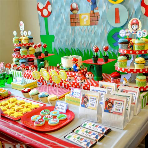 Karo's Fun Land: Super Mario Fifth Birthday Party