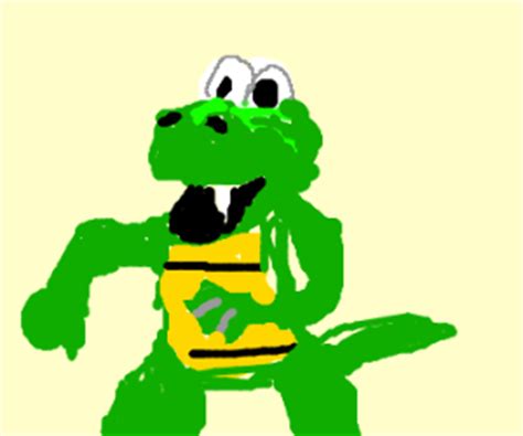 PS1 game- Croc - Drawception