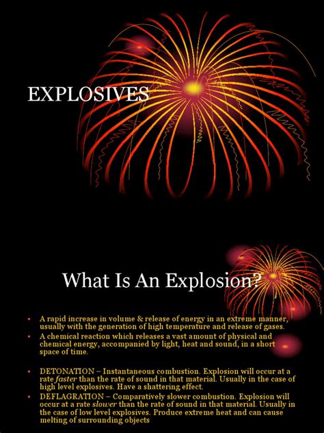 Classification of Explosives | PDF | Explosion | Bomb