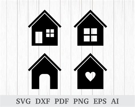 House SVG, House Clipart , House svg cutting file, House Silhoutte svg ...