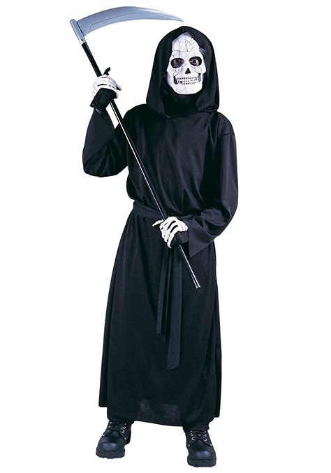 Boys Grim Reaper Costume - Scary Costumes Cheap