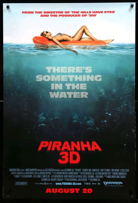 Piranha 3D (2010) Original One-Sheet Movie Poster - 27" x 40 ...