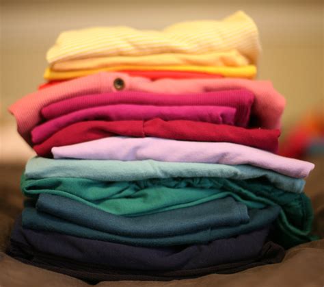 Free Images : red, color, clothing, stack, material, laundry, product ...