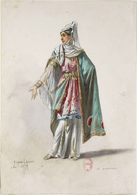 Sketches of Ancient Armenian Costumes by Eugène Lacoste (1877-1878 ...