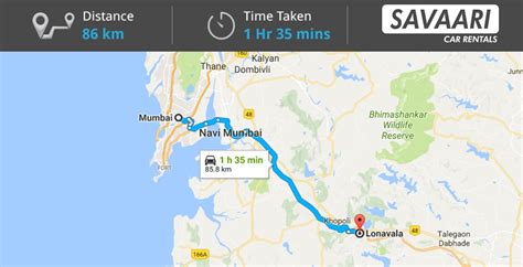 Travel from Mumbai to Lonavala - Distance, Duration & Itinerary by Road