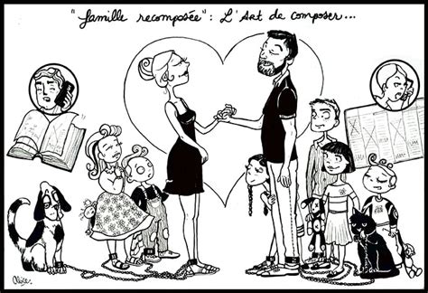 Dessin Humoristique Famille Recomposée Humour