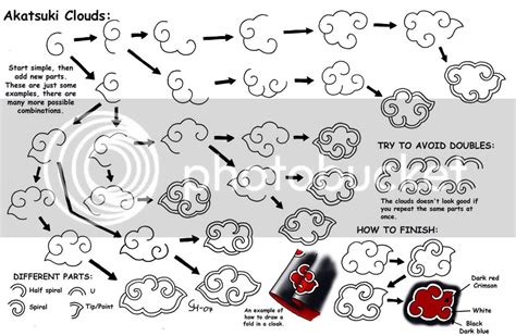 How To Draw Akatsuki Clouds Photo by Gaia_Angel1939 | Photobucket