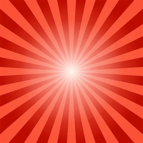 Abstract sunbeams red rays background - Vector illustration 539589 ...