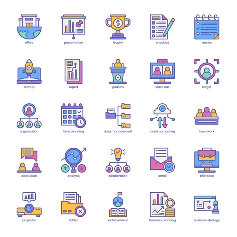 Business Planning icon pack for your website design, logo, app, UI ...