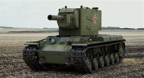 Ww2 russian tank kv2 3D - TurboSquid 1399205