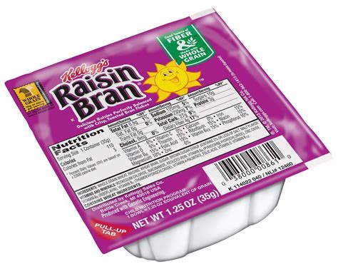 Kellogg's Raisin Bran Cereal, 1.25-Ounce Bowls (Pack of 96) in 2021 ...