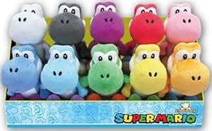 Amazon.com: Super Mario Plush Doll ~Yoshi Plush 10 Pcs Set: Toys & Games