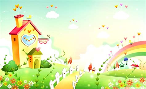 Cartoon Rainbow Wallpapers - Top Free Cartoon Rainbow Backgrounds ...