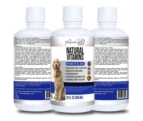 Natural Vitamins for Dogs, Boosts Immune System and Digestion, Promotes ...