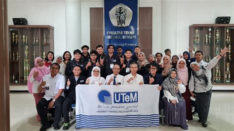 The Faculty of Engineering Welcomes the UTeM Student Mobility Program ...