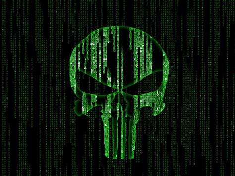 Green Hacker Skull Wallpapers HD - Wallpaper Cave