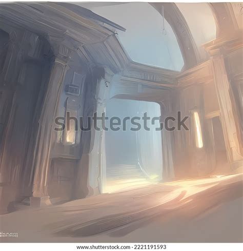 Sci Fi Room Concept Art Idea Stock Illustration 2221191593 | Shutterstock