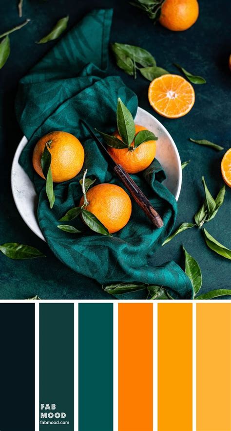 Color Inspiration : Orange and Teal – Color Palette #37 | Оранжевая ...